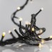 700 Χριστουγεννιάτικα λαμπάκια LED σε σειρά με θερμό λευκό φως με δυνατότητα επέκτασης και μετασχηματιστή για εξωτερική χρήση | Eurolamp | 600-11347